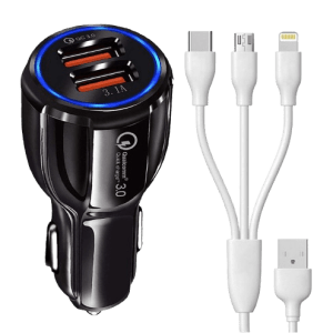 USB CAR CHARGER (02 PORTS USB)